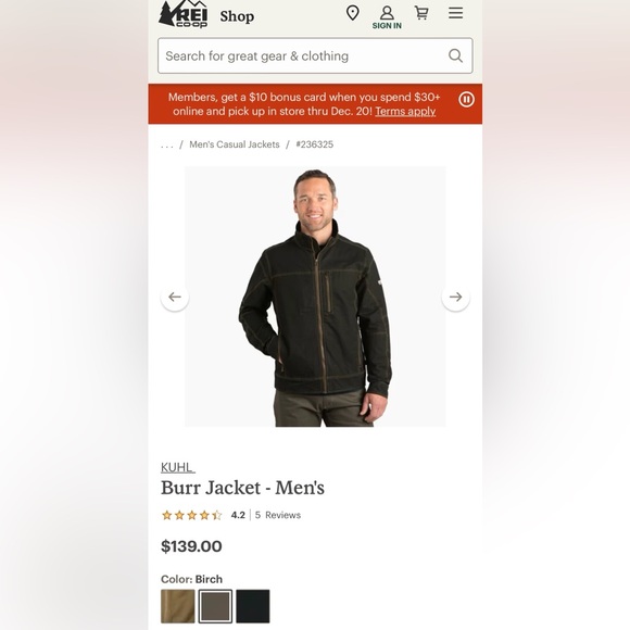 Kühl-Men’s Burr Jacket - Picture 6 of 6